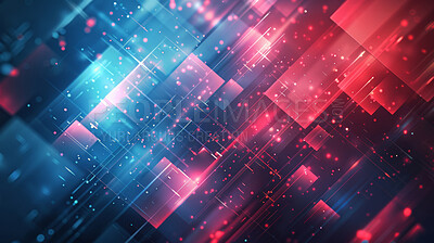 Abstract, technology and background circuit with futuristic wallpaper with software, metaverse or cloud computing. Bokeh, lights and fast connection with motherboard data, speed or machine learning