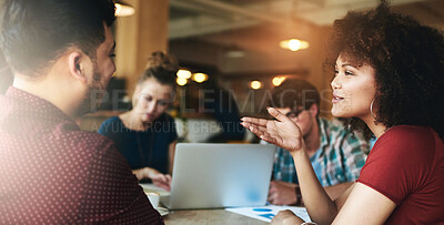 Buy stock photo People, university student and study group with conversation at library on campus for exams, test or assignment. College learner, teamwork and collaboration on studies, discussion on project