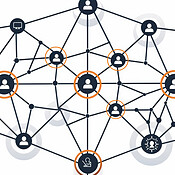 Abstract, grid and network for communication or data sharing on global ...
