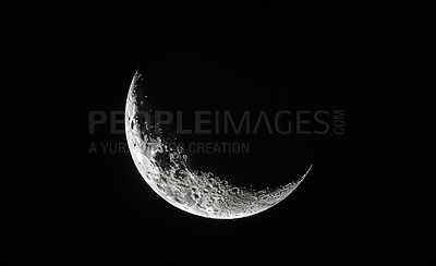 Buy stock photo Galaxy, moon and space with dark background of universe for adventure, exploration or fantasy. Planet, stars and wallpaper of astrology, astronomy or constellation for interstellar solar system