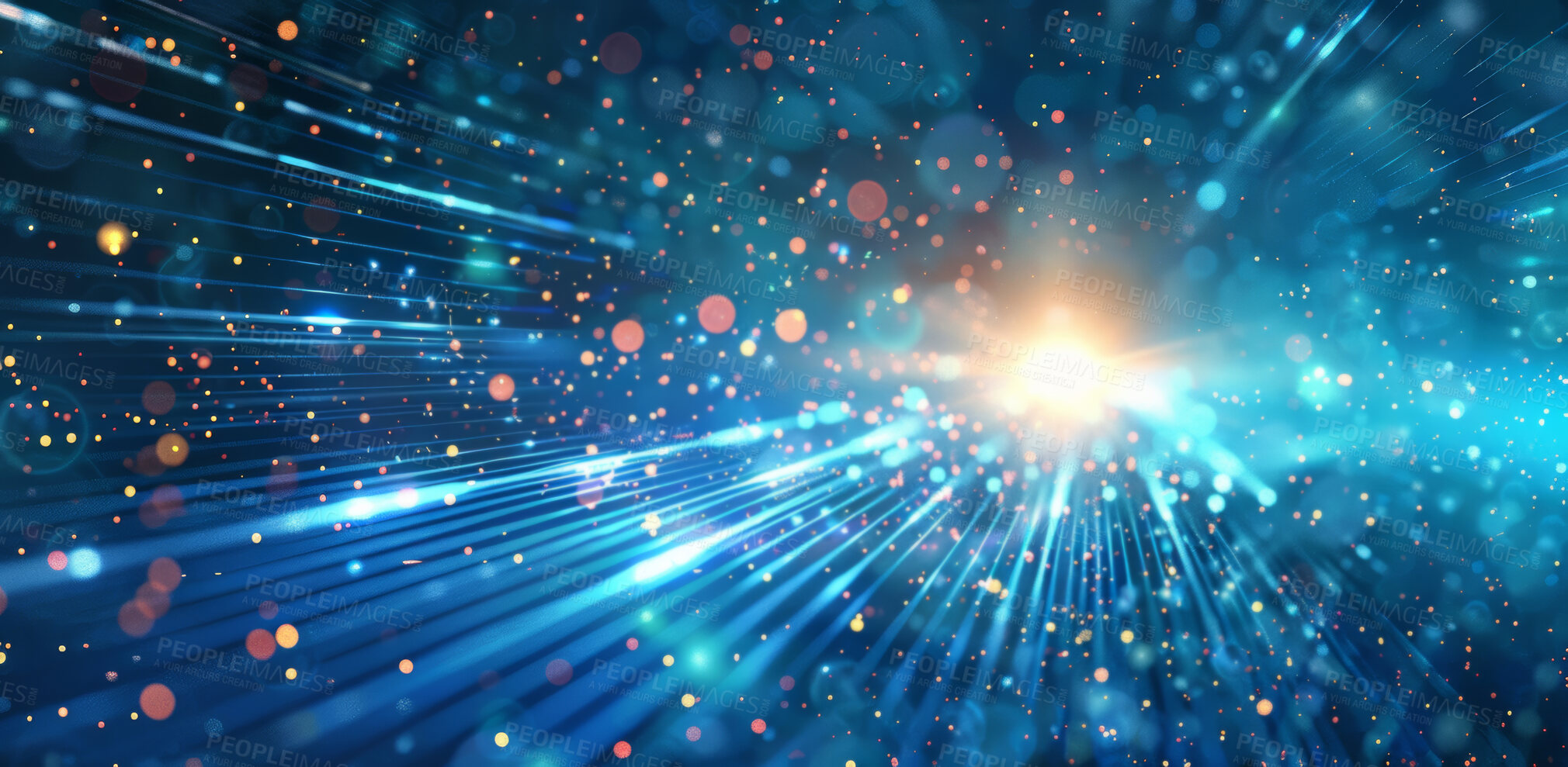 Buy stock photo Galaxy, hyperspace and time travel with dark background of universe for adventure, exploration or fantasy. Black hole, sky and stars of astrology, astronomy or wallpaper for interstellar solar system