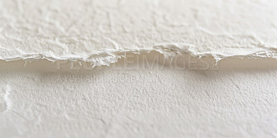 Buy stock photo Abstract, fibre and paper with structure closeup for art, cotton craftsmanship or recycling. Background, product and texture for retro or vintage manufacturing of net zero conservation of environment