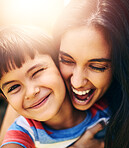 She's smitten with her son