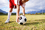 Setting up the freekick