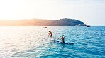 The best way through paradise is on a paddle board