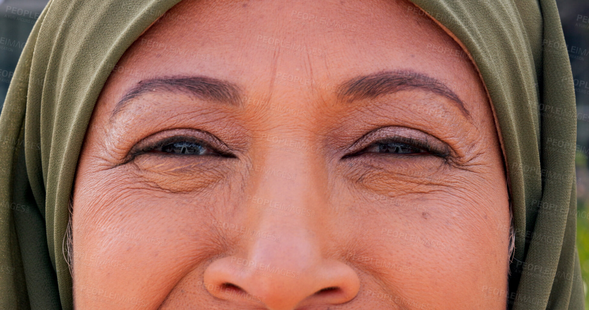 Buy stock photo Portrait, eyes and eyecare for woman, healthy and treatment for eyesight, optical and wellness for iris. Healthcare, eyeball and confident for vision, pupil and closeup of person and contact lens