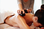 Hot stones and healing hands