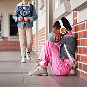Crying Visual Asd Sad, cry and anxiety with student in school as child with autism ...