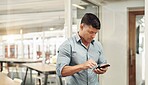 Sending a quick update via text