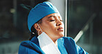 Sad, crying and doctor or woman in hospital for surgery error, patient death and depression. Medical malpractice, insurance liability and emergency with person in clinic for healthcare mistake