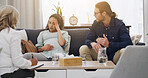 Couple, pregnant woman and therapist for counseling session of conflict, marriage advice and fight. Frustrated, people and psychologist with clipboard, partner stress and guidance for relationship