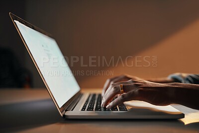 Buy stock photo Cropped shot of a young designer working in the office