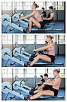 Rowing their way to fitness
