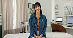 Doctor, portrait and woman with smile in hospital, wellness and pride for health career or services. Clinic, medical professional and mature person with healthcare job, confident and happy in USA