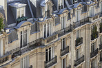 Paris France City view apartment building European historical architecture