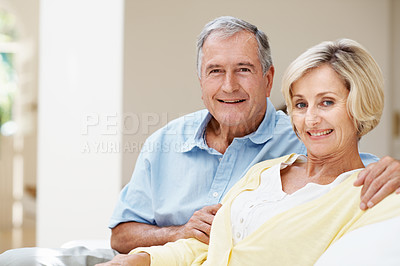 Buy stock photo Shot of a senior couple enjoying the day together