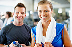 Getting each other motivated before a workout