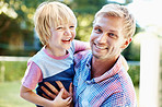 Spending quality time with his son