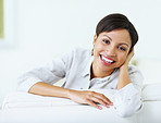 Feeling carefree and relaxed at home