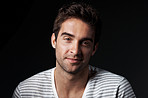 Charismatic and confident male model