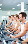 Working up a sweat with cardio training
