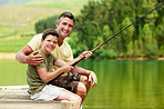 Happiness is a fishing trip with your dad