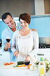 Bonding together while making dinner