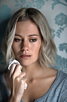 Her pain shows on her face