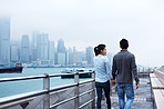 Taking in the city on foot