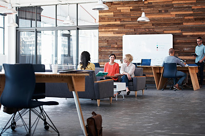 Buy stock photo Full length shot of businesspeople in a creative office