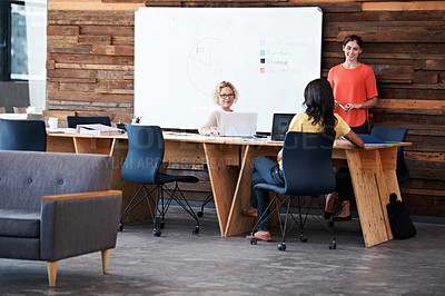 Buy stock photo Full length shot of businesspeople in a creative office