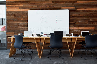 Buy stock photo Shot of an empty office