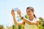 Taking selfies in the sun