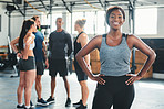 Always happy in the gym