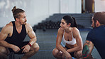 Fitness-minded friends
