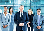 Determined business team for hire