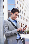 Answering a text on the go