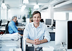 Comfortable in his work environment