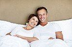 Spending the day in bed together