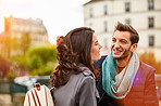 Enjoying conversations in the city