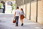 Walking through the streets of Barcelona