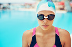 This is going to be her best swim yet