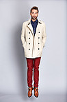 Wrapping his confidence in a coat