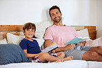 Kids learn from their parents to read