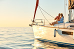 Spending their summer at sea