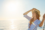 It's hard not to be happy out at sea