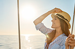 It's hard not to be happy out at sea