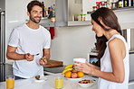 Happy mornings are started with your spouse