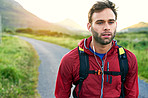 He's motivated by fresh air and music