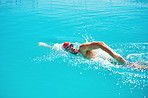 He comes alive in the water